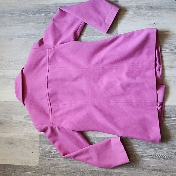 Pendleton Womens 100% Merino Wool Pink Button Down Hip Length Peacoat Sz Medium - Picture 2 of 15